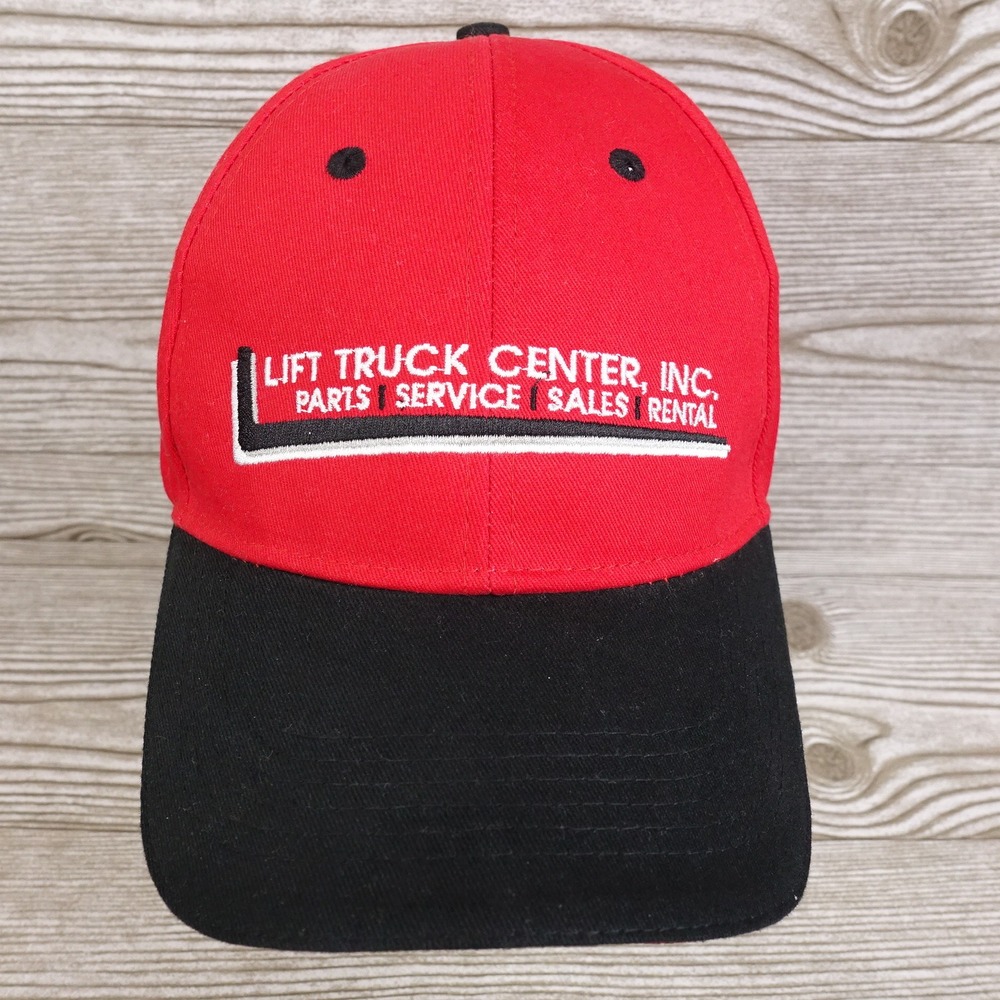 LIFT TRUCK CENTER INC RED ADJUSTABLE BASEBALL HAT 35 YEARS
